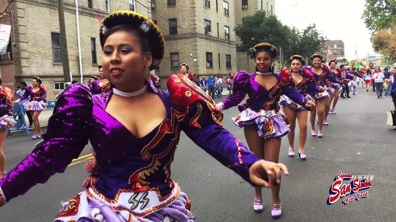 Caporales San Simón NY - Desfile De La Hispanidad 2015 (Jackson Heights, NY)