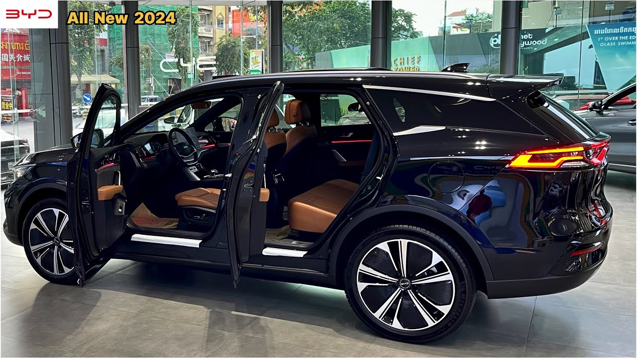 First Look 2024! New BYD Tang EV Black : Luxury Interior and Exterior Show Details