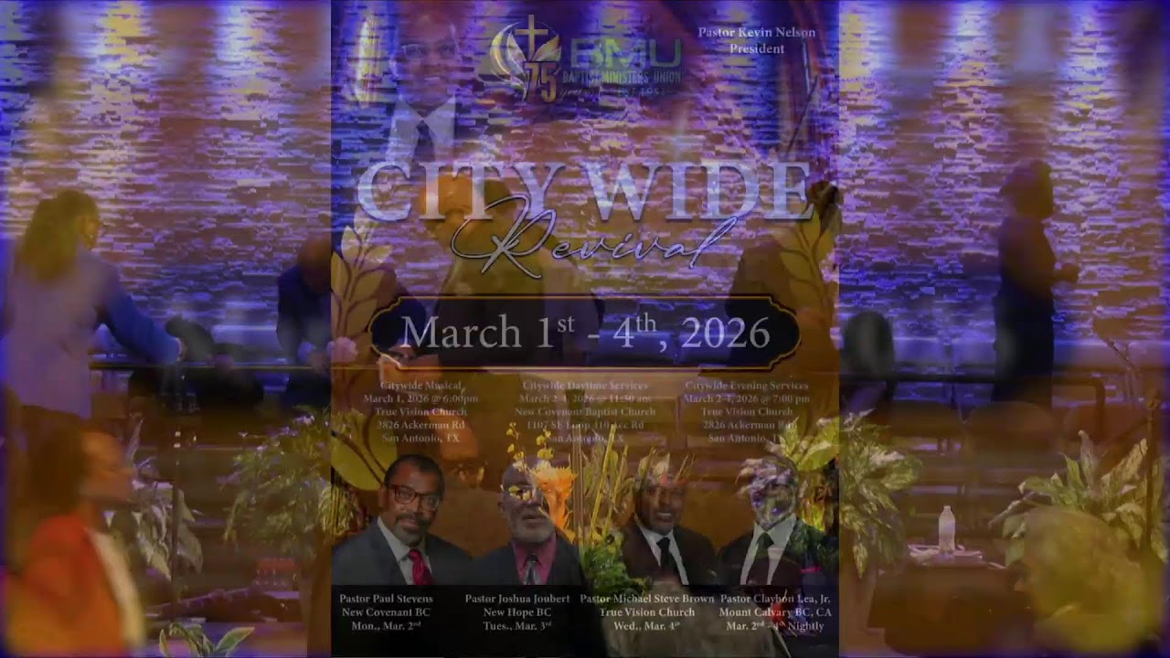 3-MAR-26 | 2026 BMU City Wide Revival | Dr. Claybon Lea, Jr.