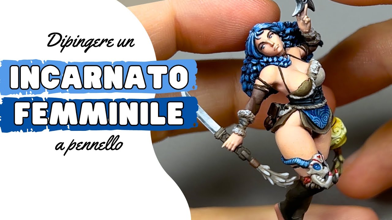 Come dipingere un INCARNATO FEMMINILE A PENNELLO