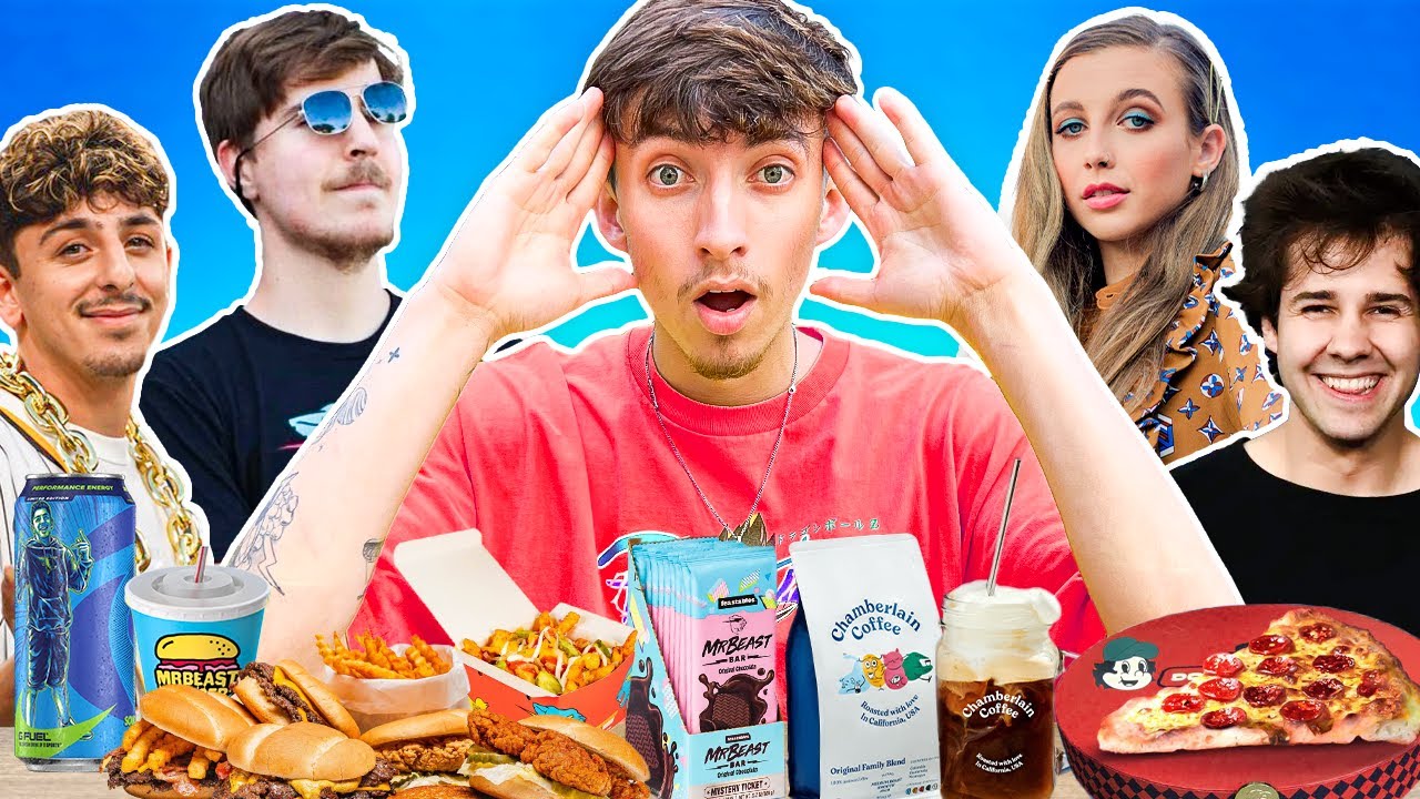 Оцените продукцию YOUTUBER'ов! (Mr Beast, FaZe Rug, David Dobrik и другие)