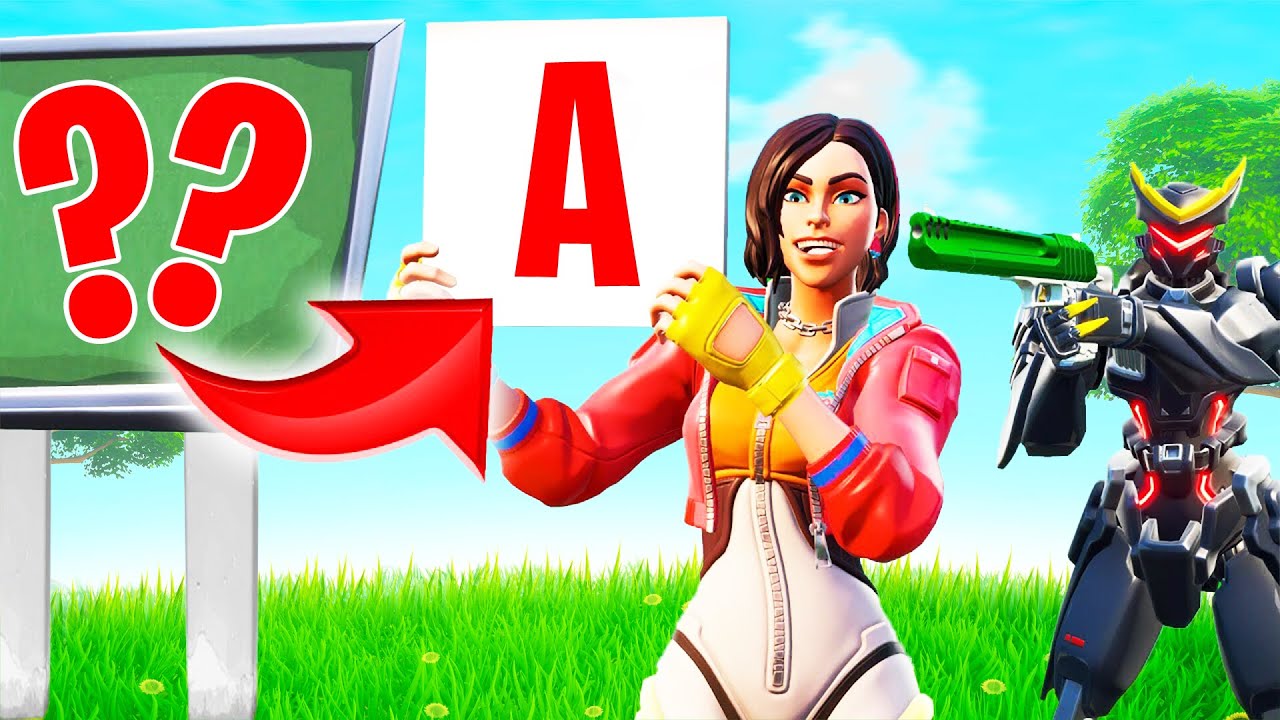 FALSCHES WORT = STERBEN in Fortnite HANGMAN! mit @Odumanpique & @deking