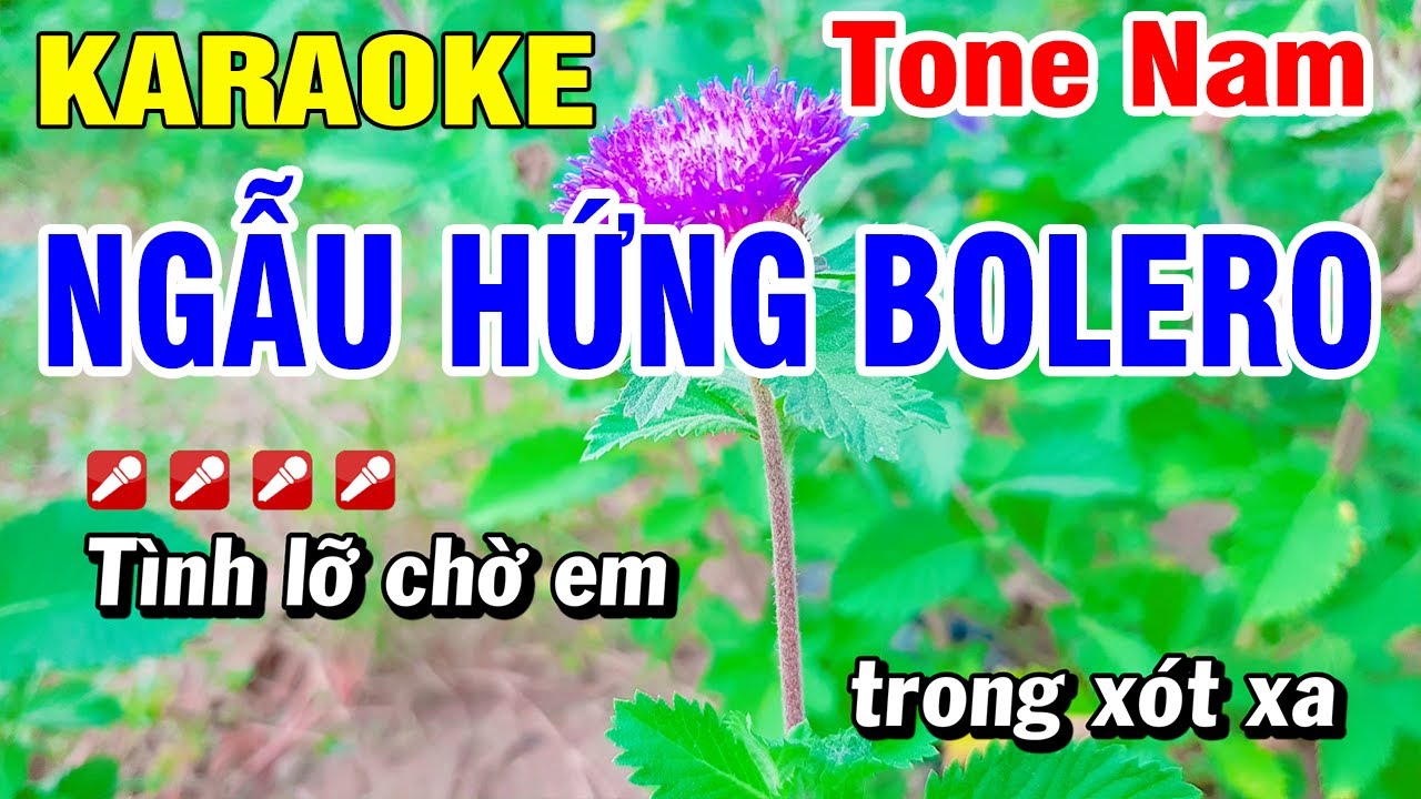 Karaoke Ngẫu Hứng Bolero Nhạc Sống Tone Nam Chuẩn | Hoài Phong Organ