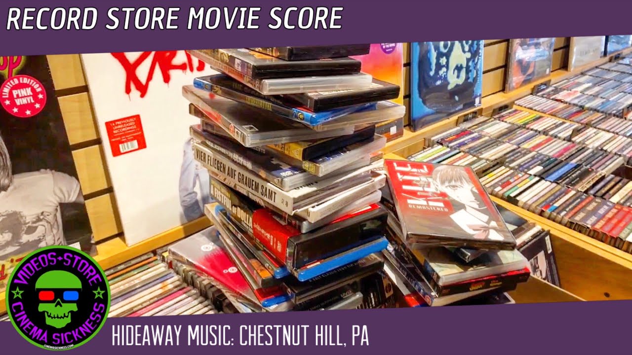 THRIFTING A RECORD STORE FOR MOVIES | Hideaway Music: Chestnut Hill, PA