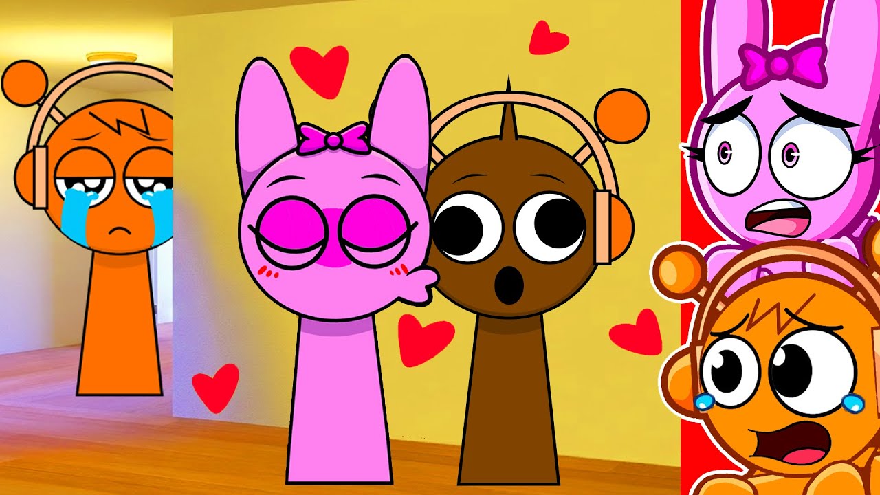 Sprunki Oren odia a Brud porque le robó a su novia Pinki 😱