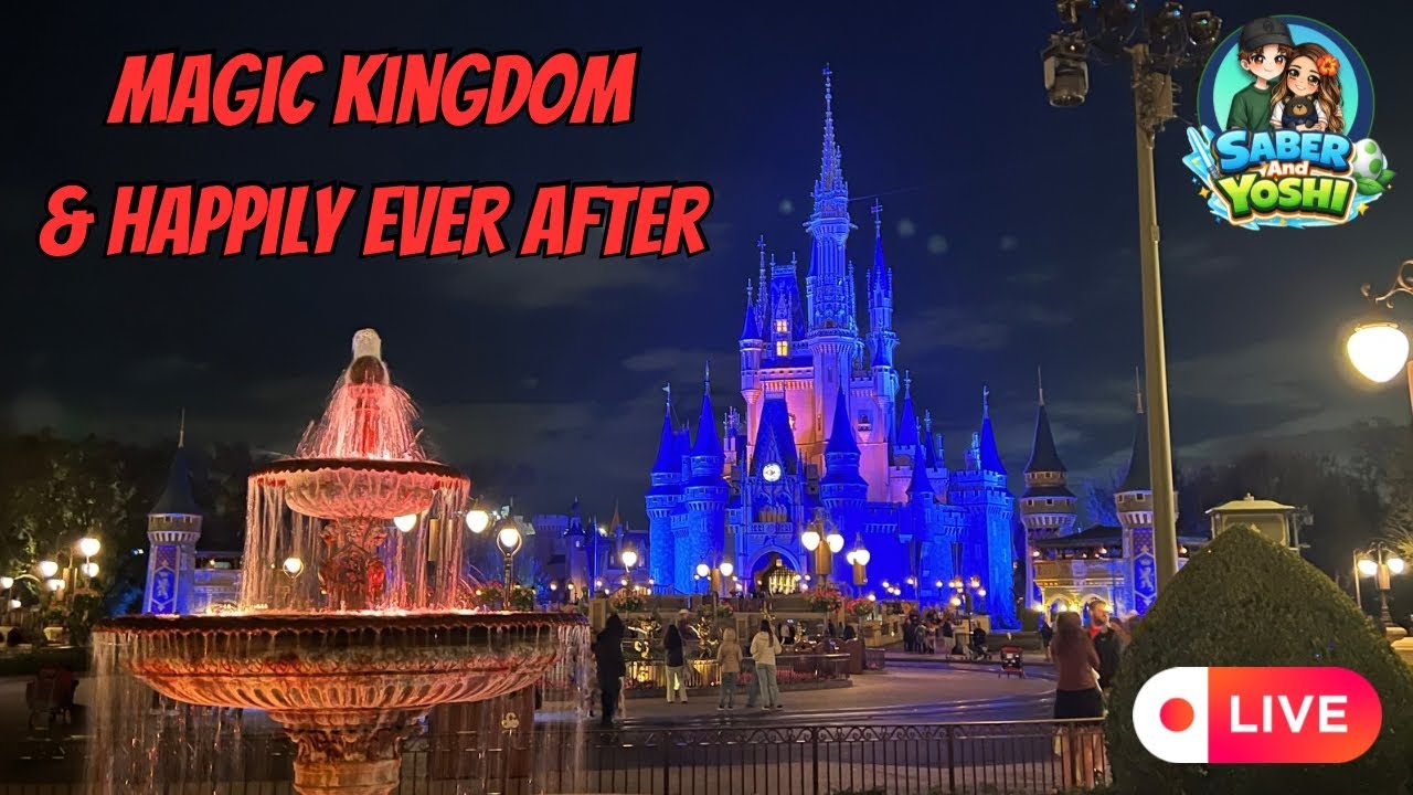 LIVE at Magic Kingdom! 🎢 Night Rides, Pin Trading & Fireworks Show 🎆