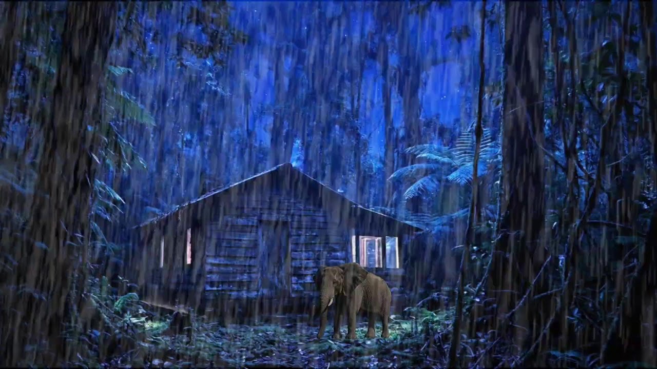 Deep Sleep in 3 Minutes 🪵🌧️ Cozy Cabin Rain on the Roof | Calm, Restful Night