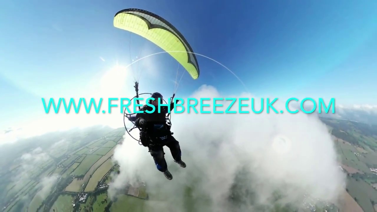 Paramotoring in the clouds
