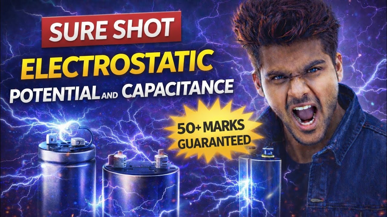 Electrostatic Potential and Capacitance One Shot ⚡ | Sure Shot 8-10 Marks | CBSE Class 12 Physics 