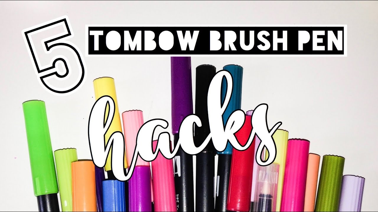 5 TOMBOW DUAL TIP BRUSH PEN HACKS for beginners! ✰DIY Art✰