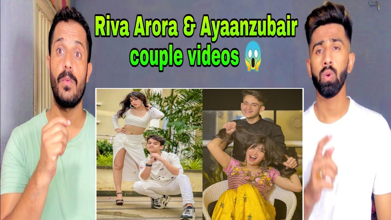 Riva Arora & Ayaanzubair couple 😱 viral Instagram Reels VIDEOS |Reaction Usama with khizar