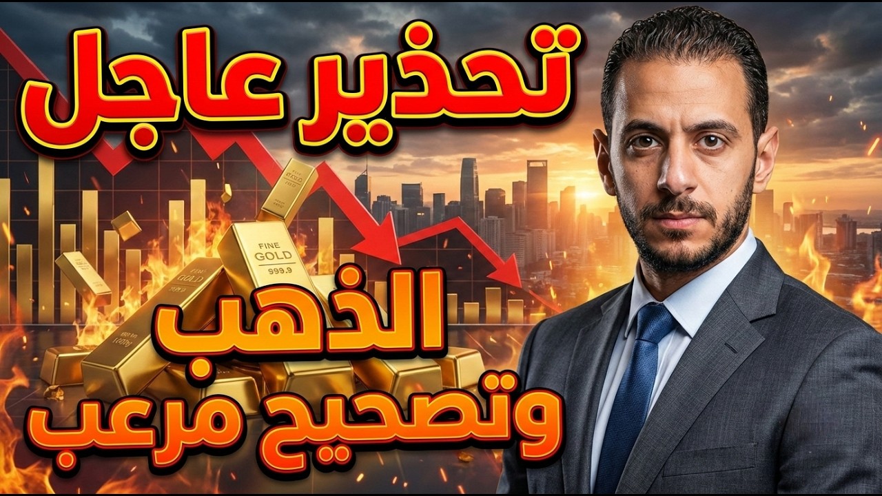تحذير عاجل ⚠️ الذهب و تصحيح مرعب 🔥