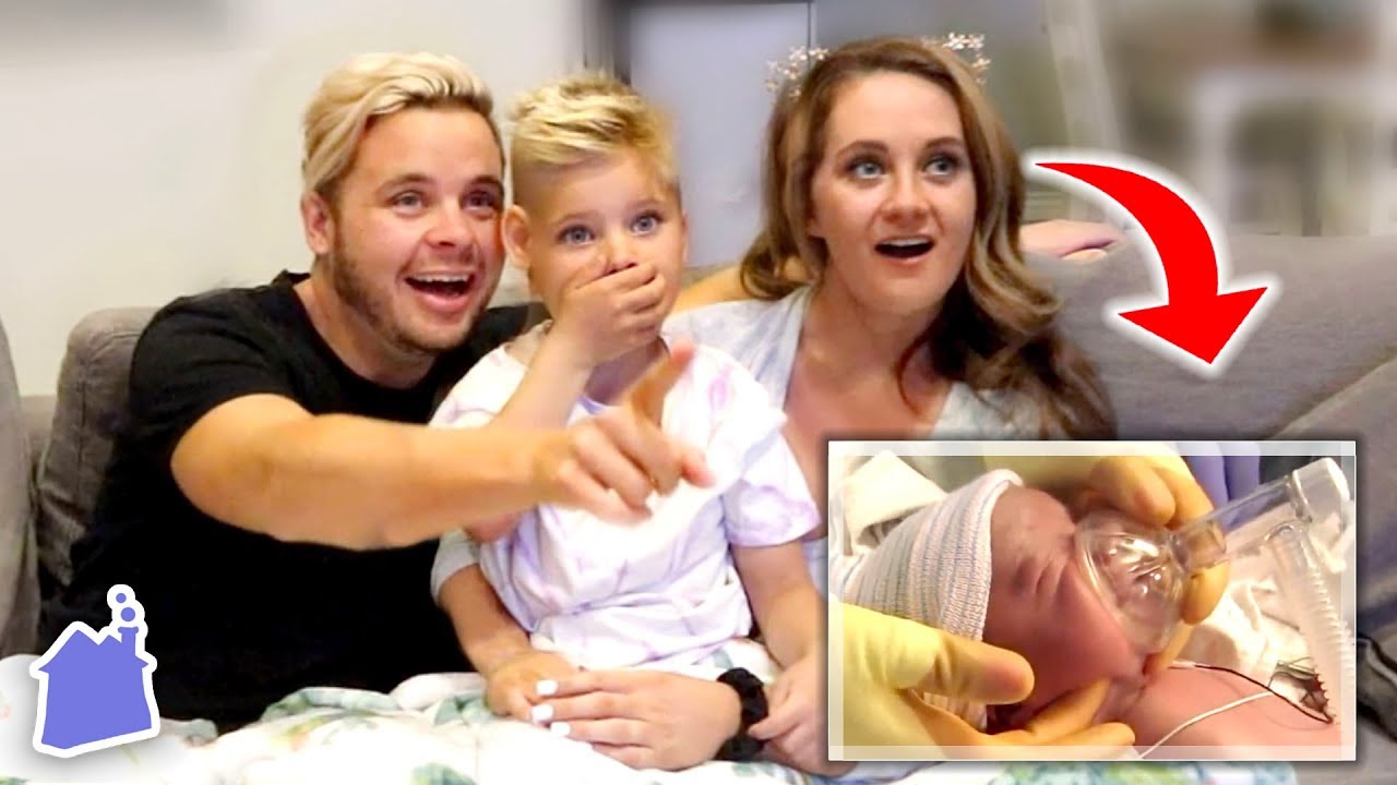 REACTING TO HIS BIRTH VIDEO!