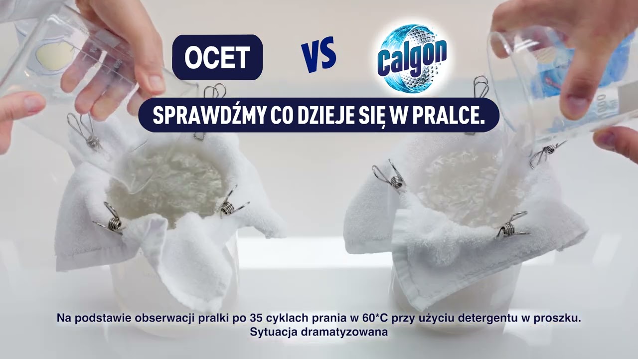 Calgon vs Ocet - odkryj idealne rozwiązanie dla ochrony pralki przed brudem