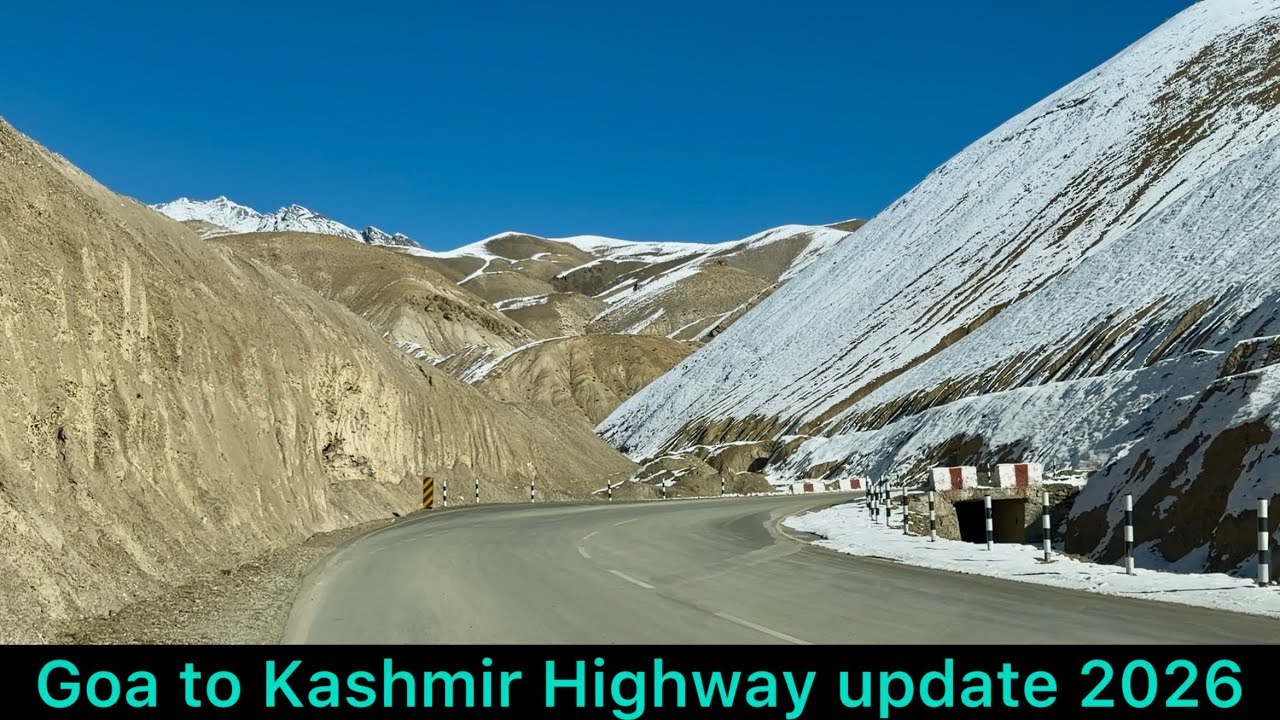 Goa to kashmir Road trip by 🚘 | Highway update | dense fog? | zero visibility @Chiraiya_travelbird