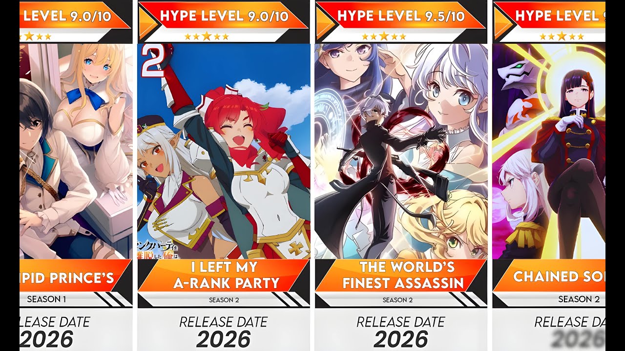 33 Must-Watch Harem Anime of 2026 | Anime Bytes