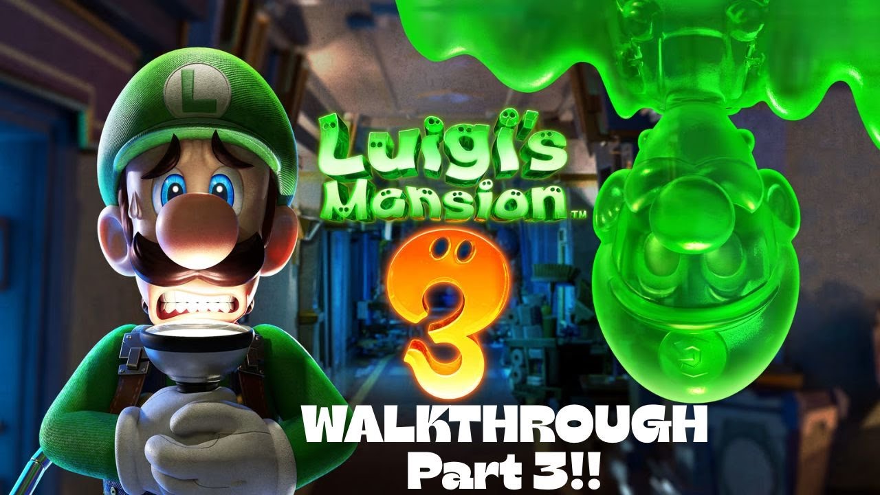 Luigi's Mansion Part 3! Heading On Up!