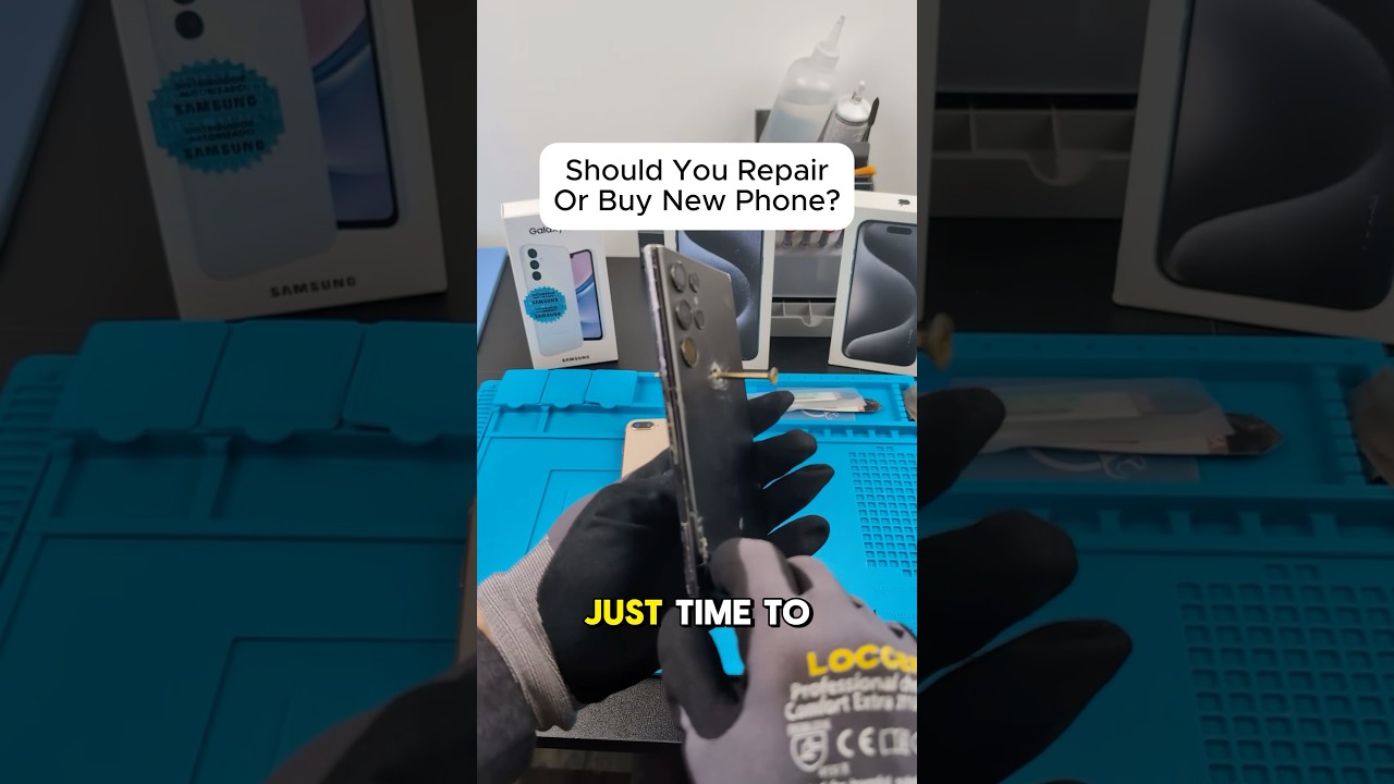 SHOULD YOU REPAIR OR BUY NEW PHONE?! #education #techtech #smartphone #cellphone #tech