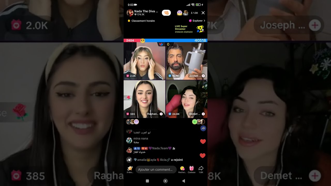 بث مباشر 🔴 ندى تلعب جولة مع قاسم تفوز عليه وبعدها البحباح كذالك وبعدها تلعب جولة مع مريم و كاسي 💪