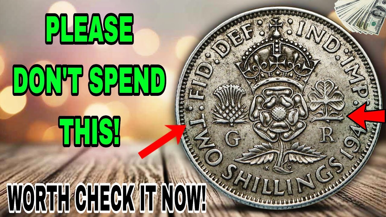 Could This Old Two Shillings Make You Rich Top 5 Rare UK Shilling Coins Worth Big Money in Dollars!