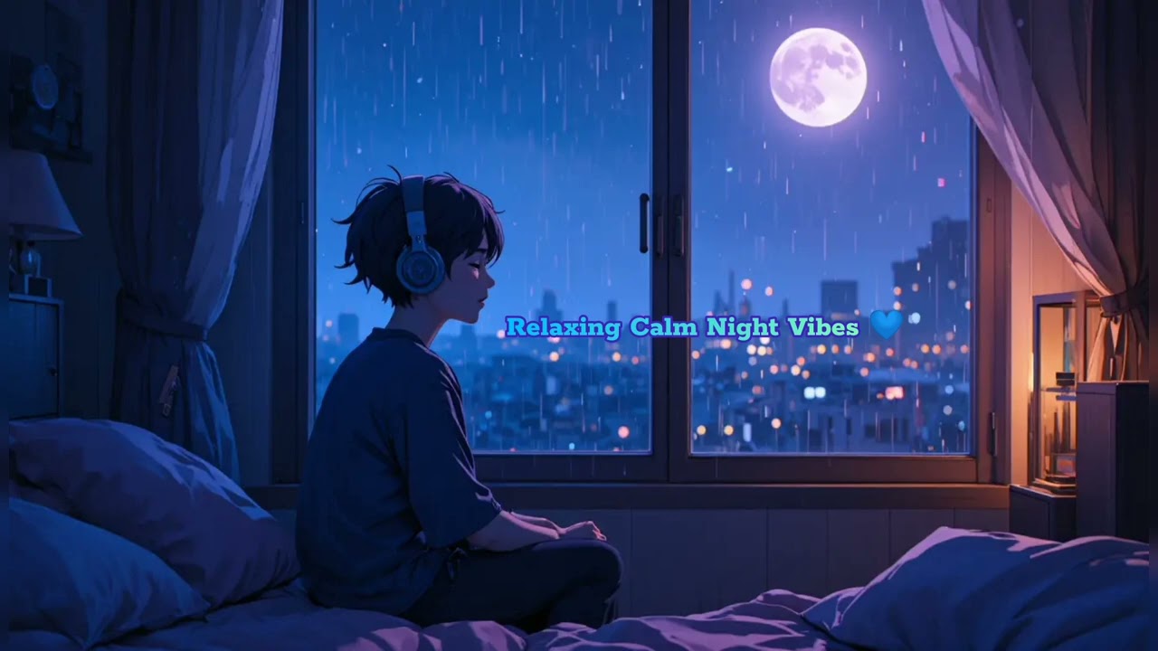 Midnight Hindi Lofi 🌙🎧 | Sukoon Bhari Dhun ✨ | Relaxing Calm Night Vibes 💙