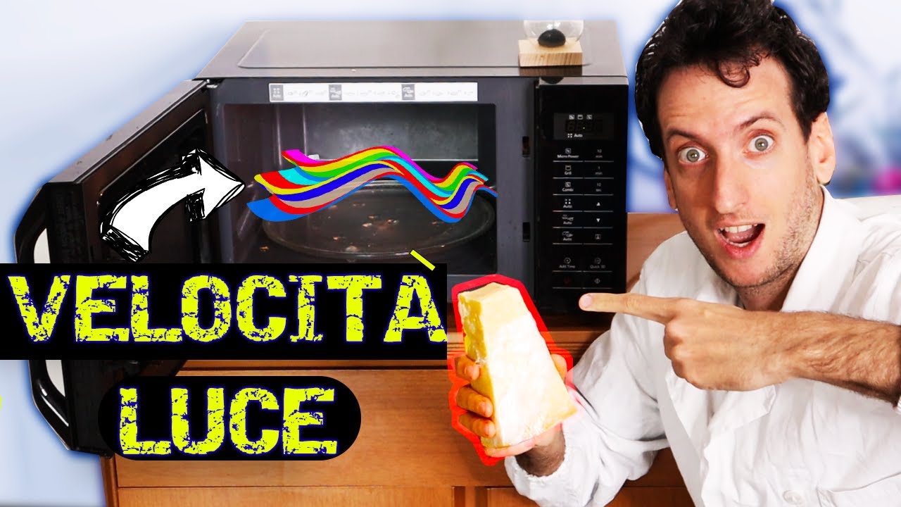 TROVARE LA VELOCITÀ DELLA LUCE CON IL GRANA *esperimento forno a microonde*