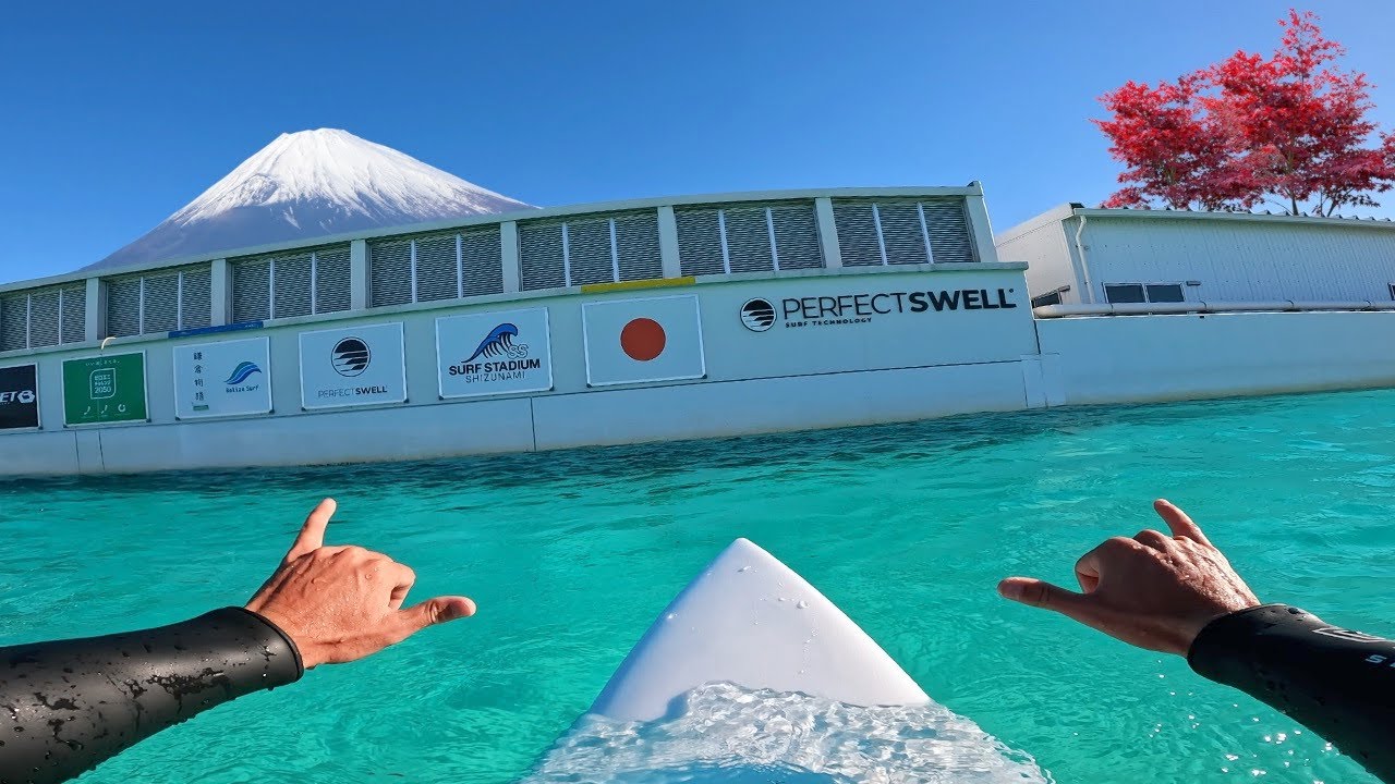 POV SURFING JAPAN'S CRAZY WAVE POOL!! (SURF VLOG)