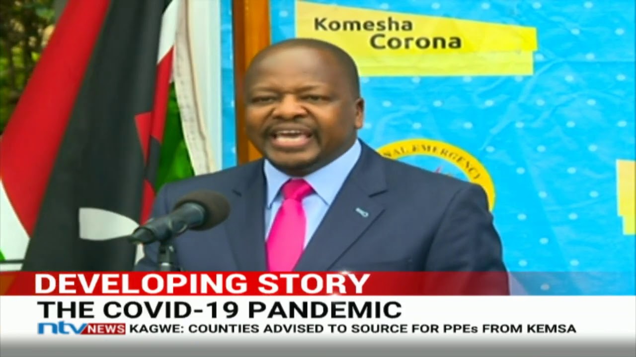 Covid-19 briefing: Kenya has adequate stocks of PPE - CS Kagwe