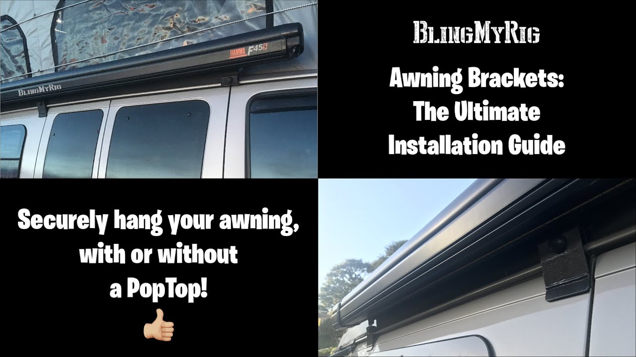 BlingMyRig Exclusive: Awning Brackets Installation - Ford Econoline - Van Conversion - Van Life