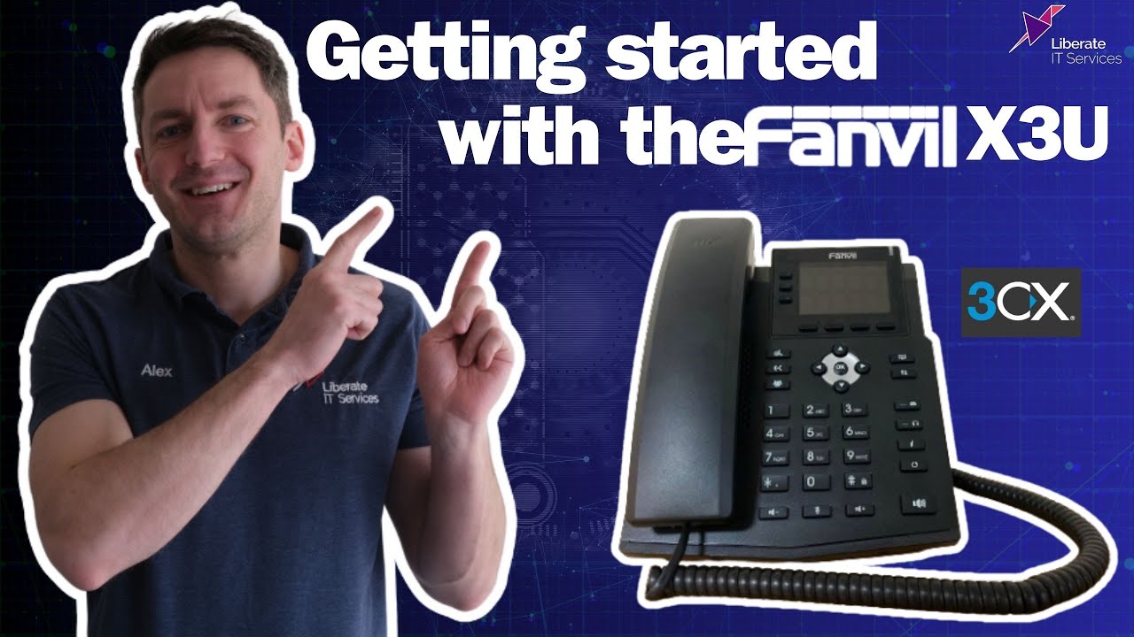 Getting started with the Fanvil X3U IP phone handset.
