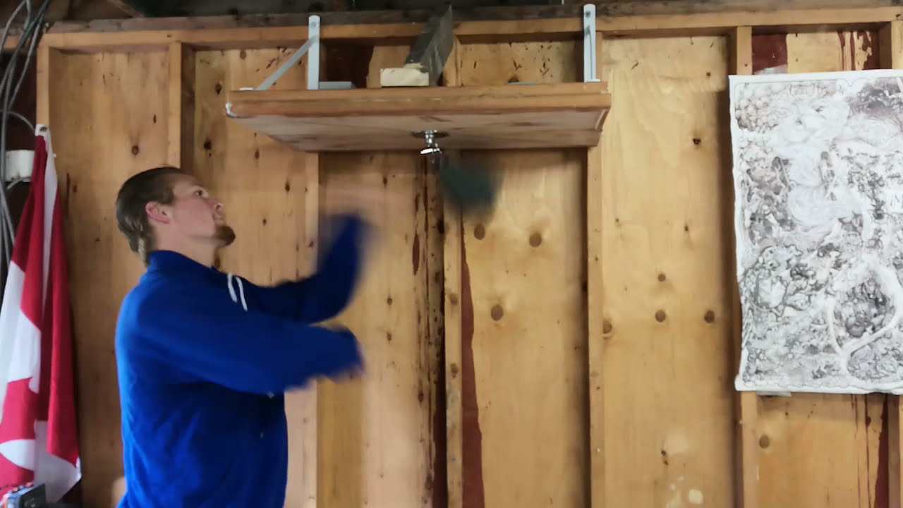 Making Custom Speedbag Platform (NEW Speedball Construction and Installation From Scratch)