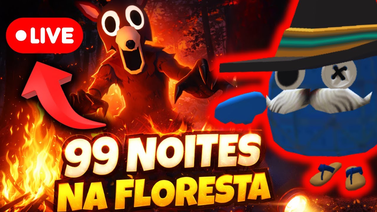 99 NOITES NA FLORESTA 😱 | LIVE AO VIVO – SOBREVIVENDO ATÉ O FIM