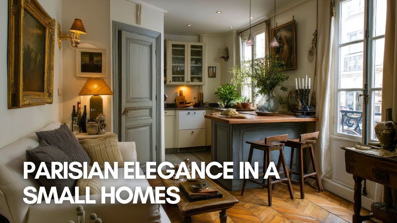 Parisian Elegance in Small Home | Quiet Luxury, Vintage Look & Modern Paris Decor