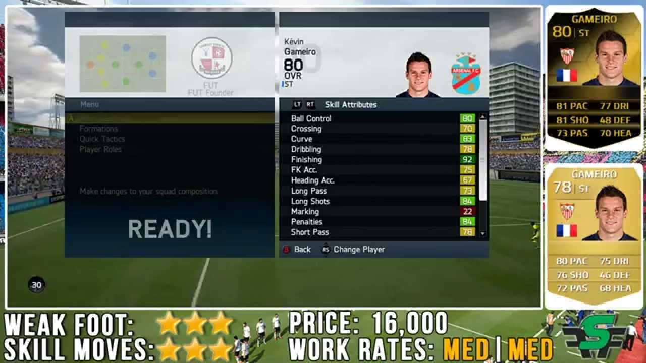 FIFA 14 IF Gameiro Review (80) w/ In Game Stats & Gameplay