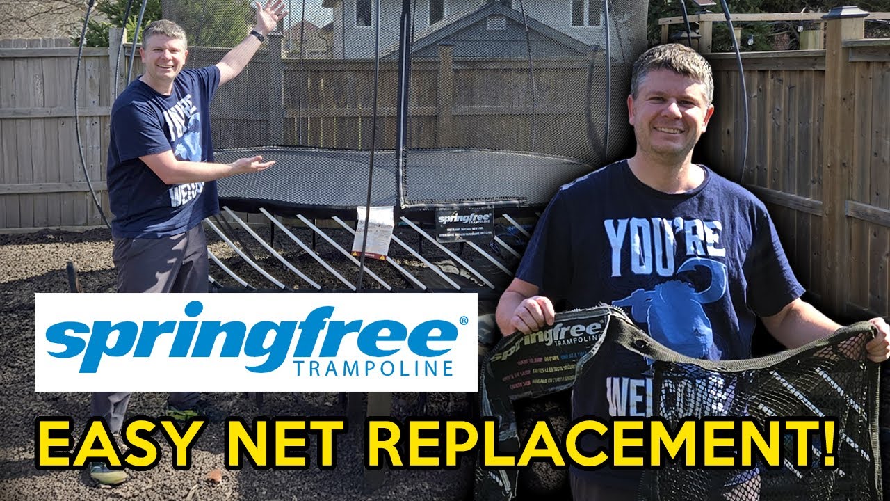 How To Replace a Springfree Trampoline Safety Net