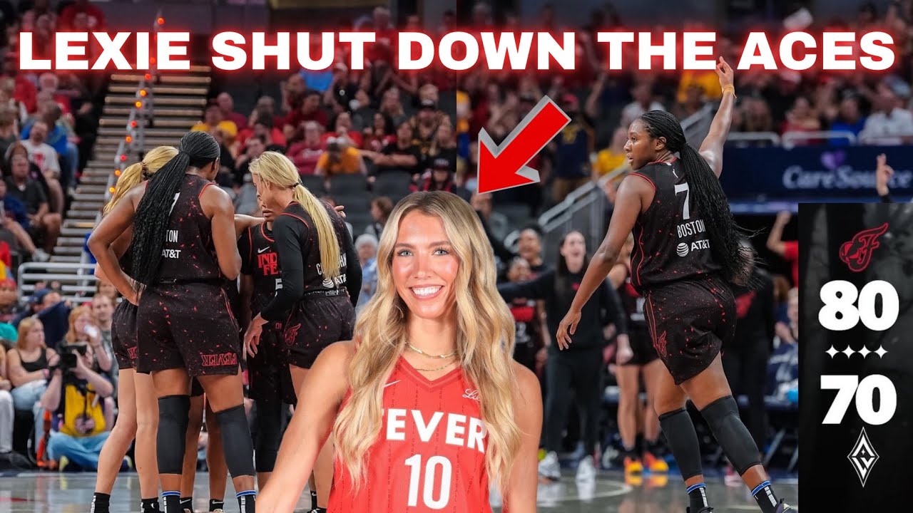 How Lexie Hull SAVED The Fever From Losing To The ACES.. FILM BREAKDOWN