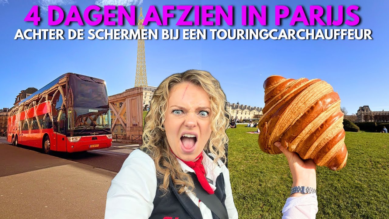 🚍 IK BEN GEWOND 🤕 | MEGA CROISSANT ETEN IN PARIJS 🇫🇷 🥐 | BEKENDSTE BEGRAAFPLAATS TER WERELD🪦🚍