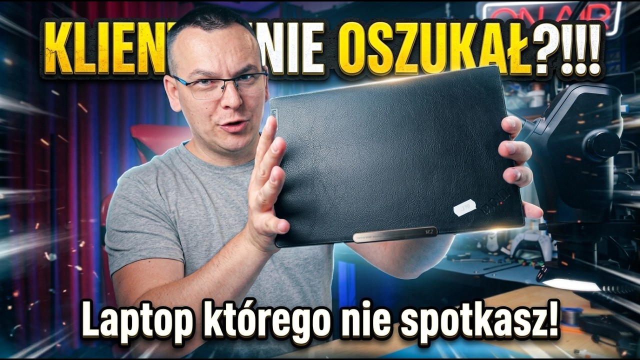 Klient mnie oszukał ?! Laptop JAKIEGO NIE WIDZIAŁEŚ! Lenovo ThinkPad Z13!