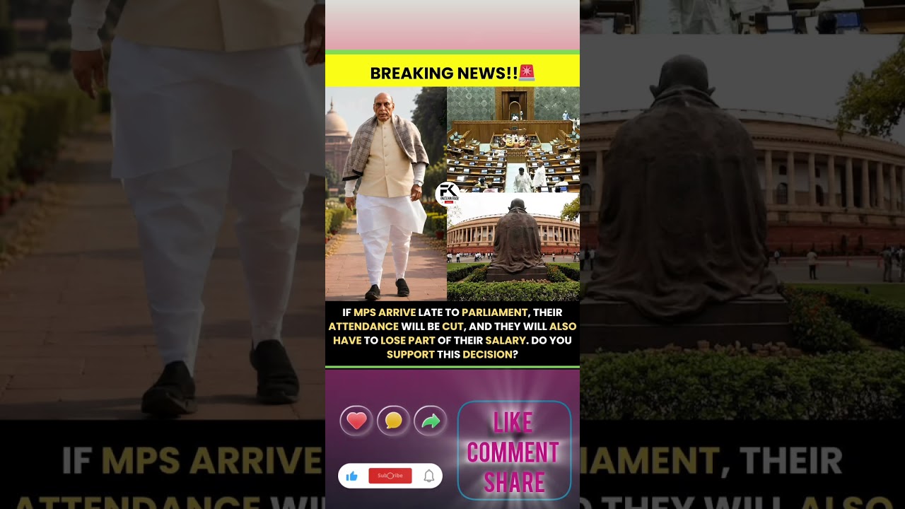 🇮🇳 Big Change in Parliament: Digital Attendance Meets Artificial Intelligence #india #news #realhero