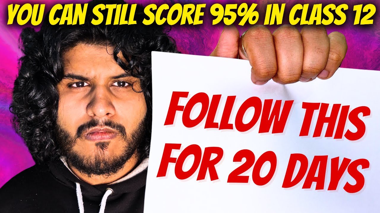 Do THIS for 20 Days and SAVE YOUR MARKS 🔥 Class 12 Boards Study Strategy *All Subjects*