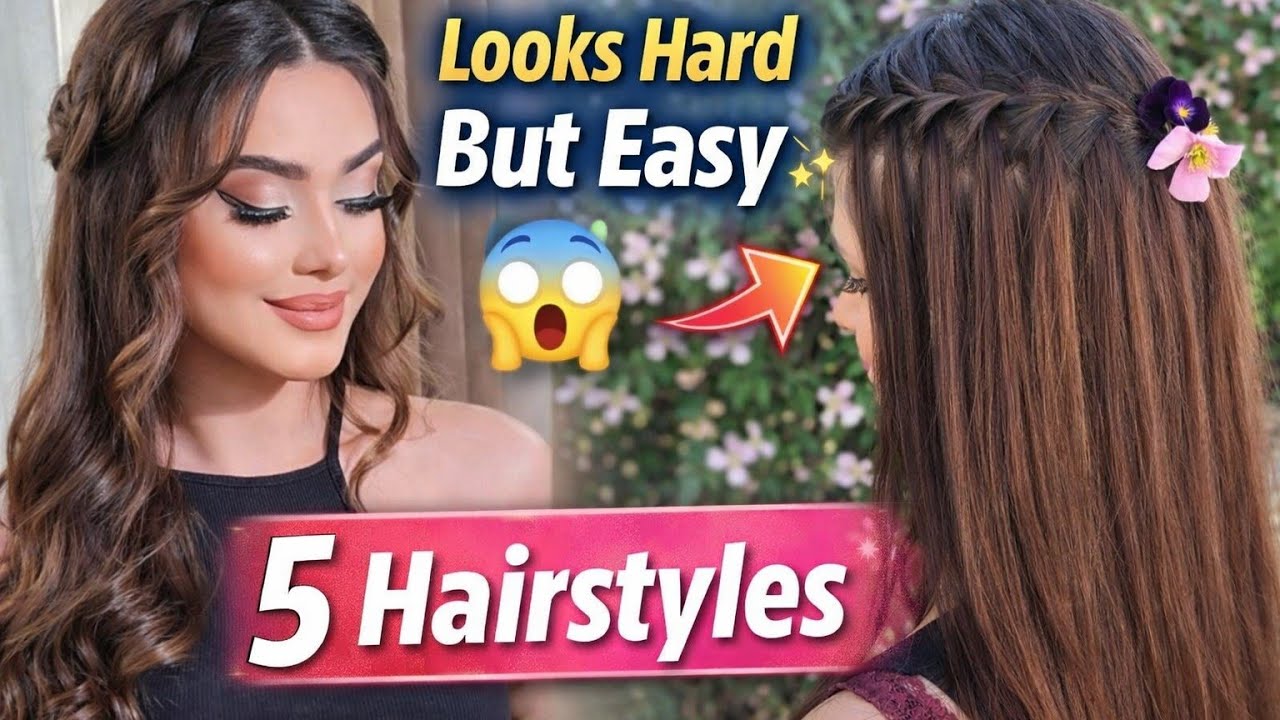 5 Hairstyles That Look Difficult 😍 But Are Super Easy 2026 !