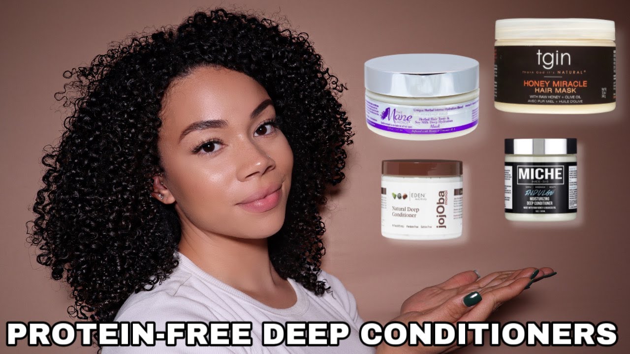 My Top 4 Protein-Free Deep Conditioners For Protein Sensitive Hair!
