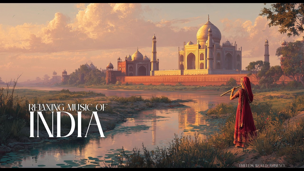 Relaxing Indian Folk Music | Peaceful Sitar & Bansuri Ambient for Meditation, Sleep & Focus