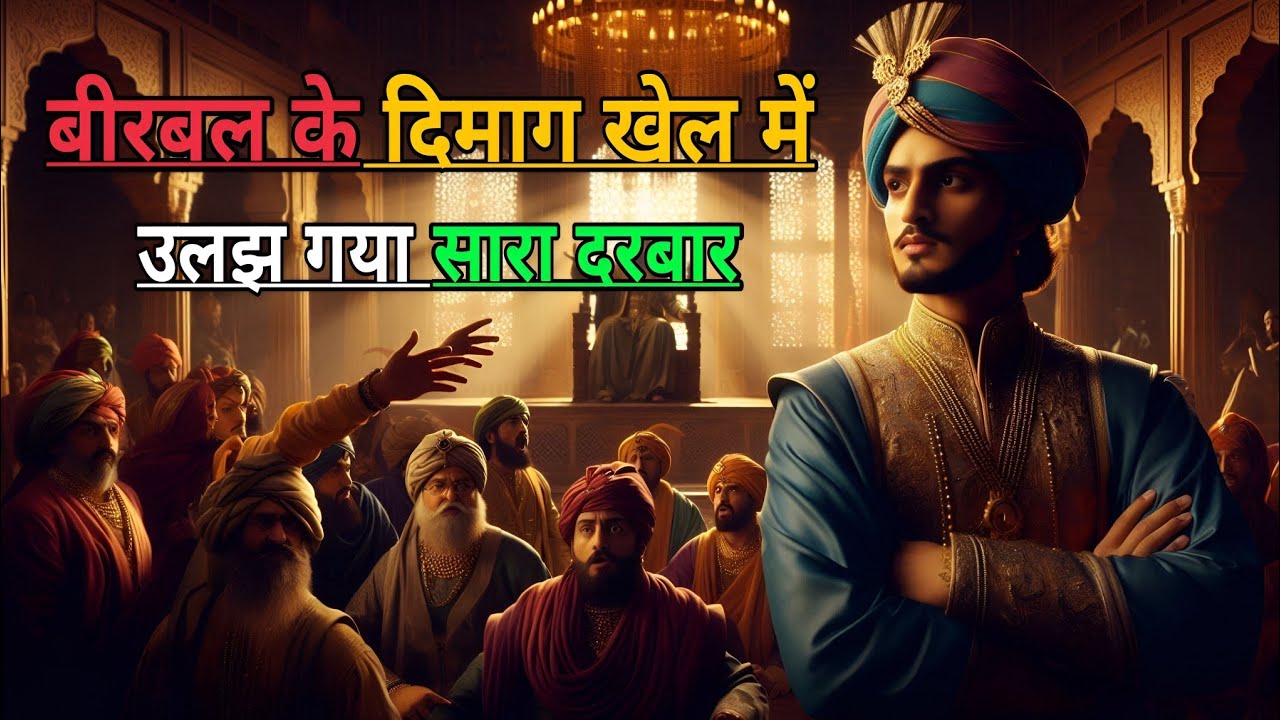 बीरबल के दिमागी खेल में उलझ गया सारा दरबार | akbar birbal majedaar story | अकबर बीरबल मजेदार कहानी |