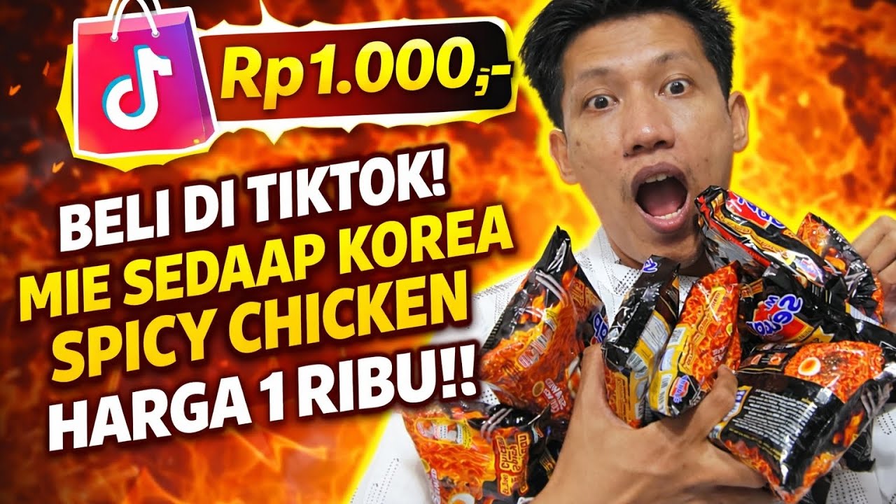 Cuma 1 Ribu?! Unboxing Mie Sedaap Korea Spicy Chicken dari TikTok
