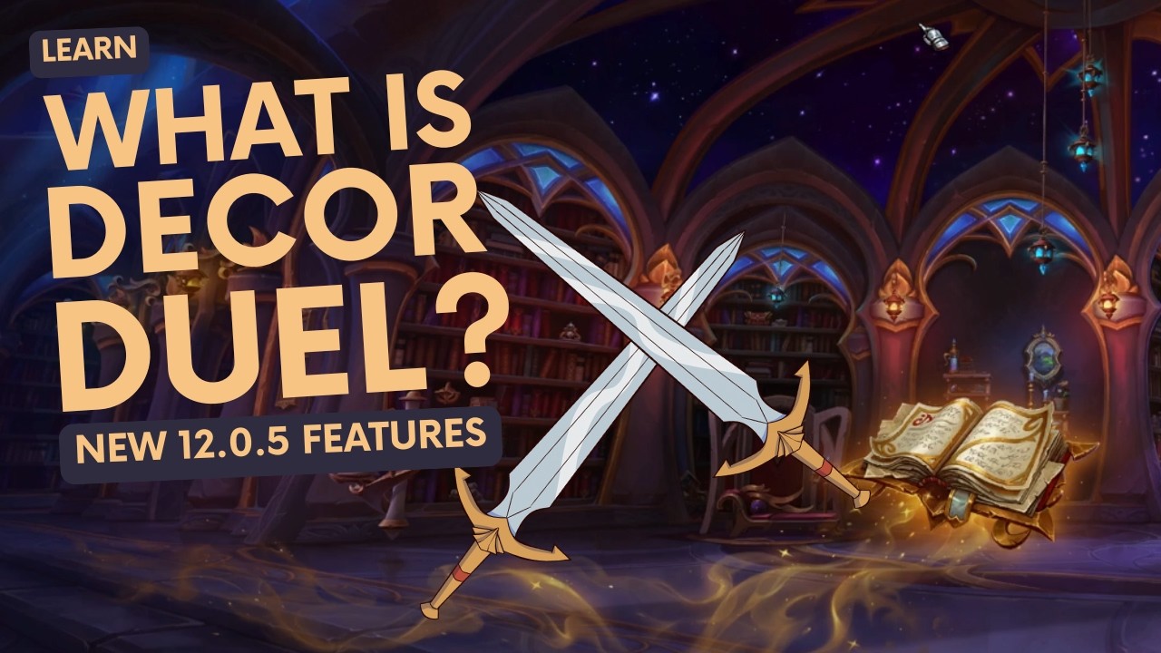 Патч 12.0.5: Объяснение события WoW Decor Duel + награды, варианты кастомизации для Void Assault ...