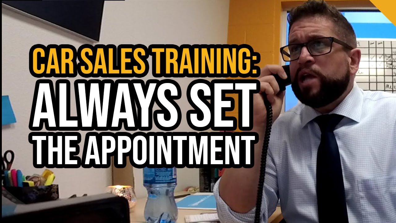 Car Sales Phone Training: How to Set Appointments in Difficult Situations | What Are You Driving Now