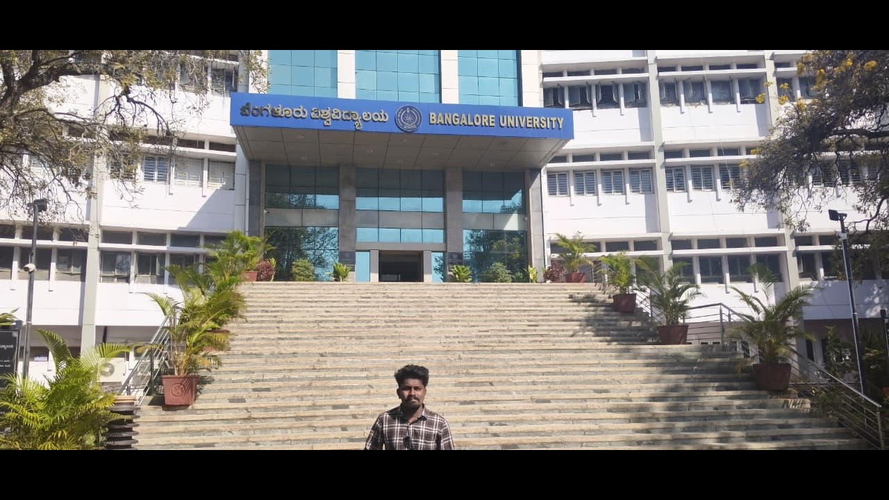 BANGALORE UNIVERSITY CAMPUS 💖