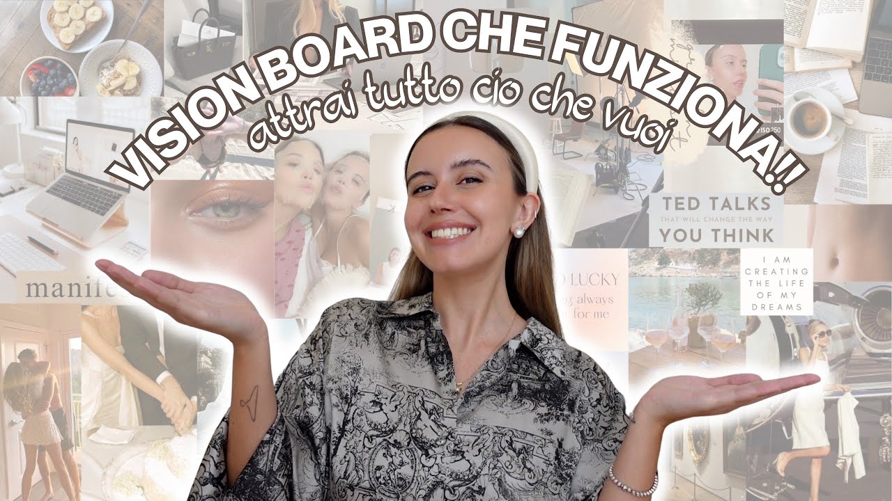 Come realizzare una VISION BOARD davvero EFFICACE | Manifestazione & Legge dell'Attrazione ✨🤫