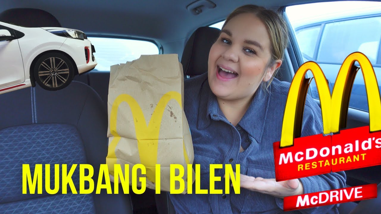 MUKBANG | BIG MAC OCH POMMES I GLASS 😍 | McDonald’s 🍔🍟